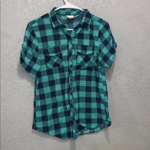 100% Polyester Button-Up